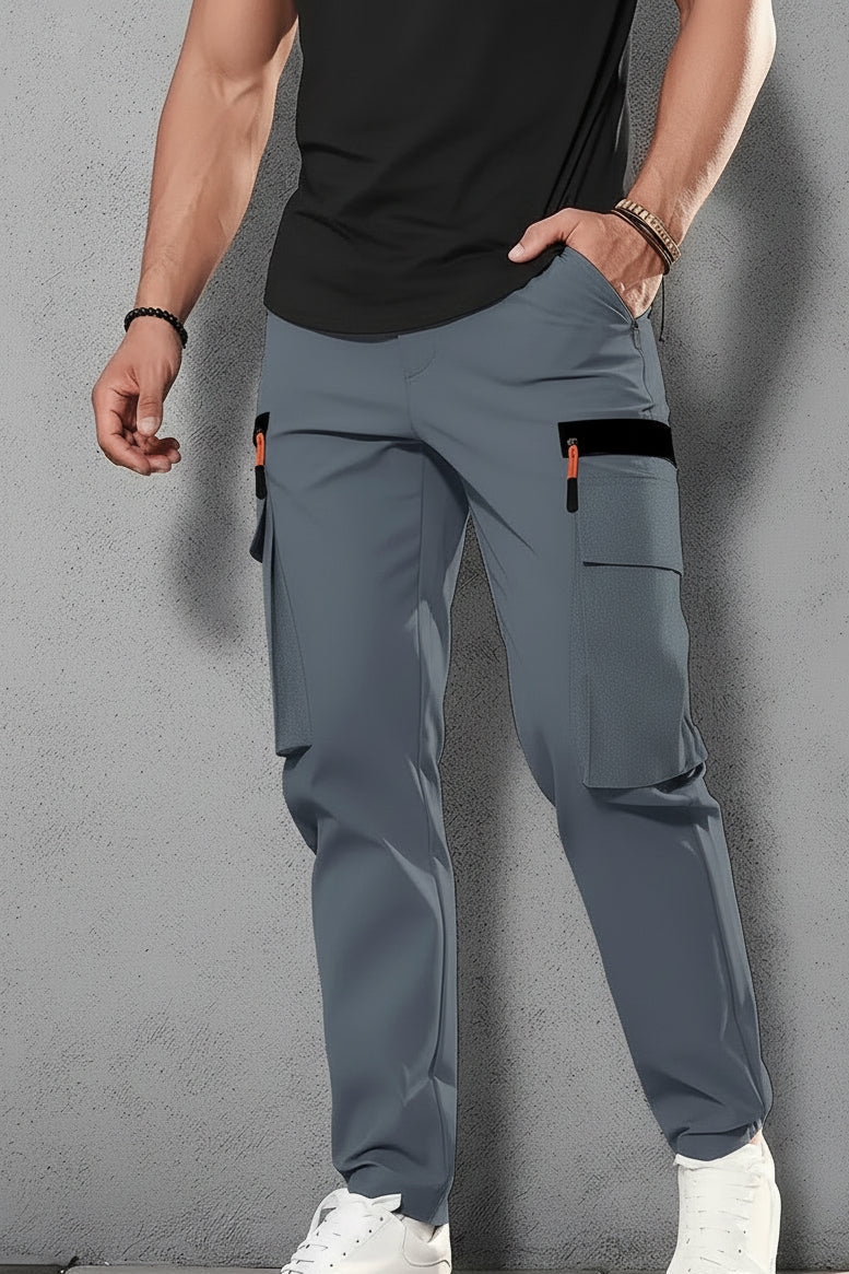 😀Men's Stretch Terry Cargo Pants – Casual Retro Fit | All-Season Daily Wear