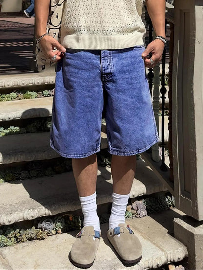 Men's Denim Shorts Regular Fit Casual Summer