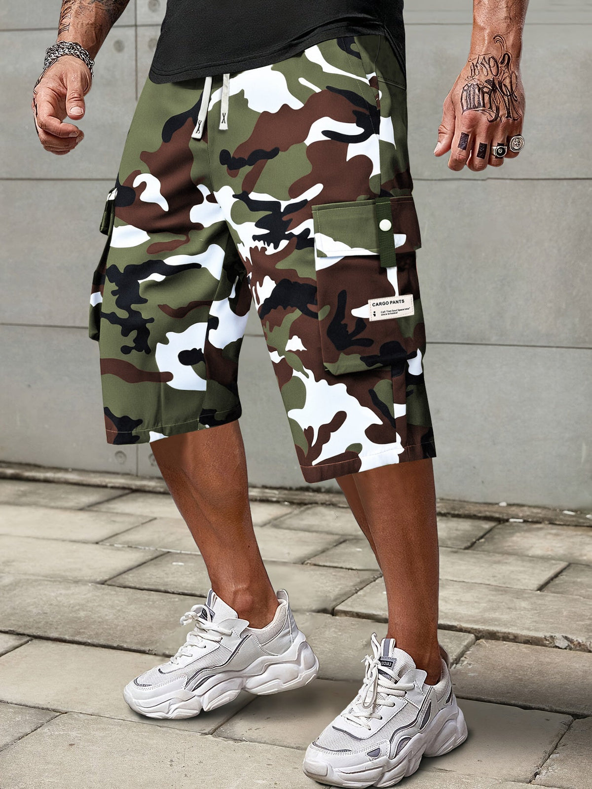 😀⏳LAST DAY SALE 50% OFF !!📢Men's Casual Drawstring Capri Cargo Pants-Buy 2 Get Free Shipping Today!