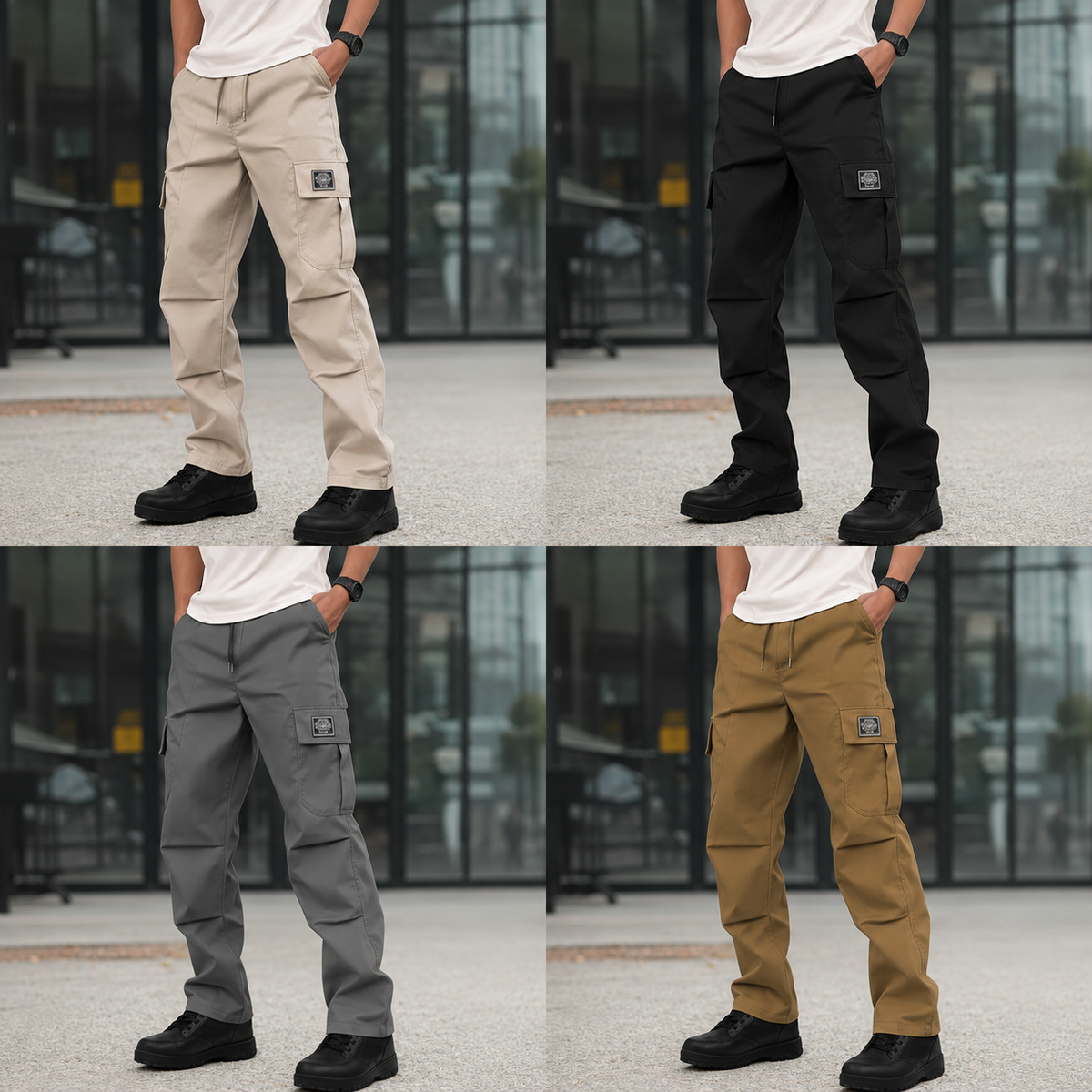 😀Men's  Multi-Pocket Utility Cargo Pants-Buy 2 Get Free Shipping!