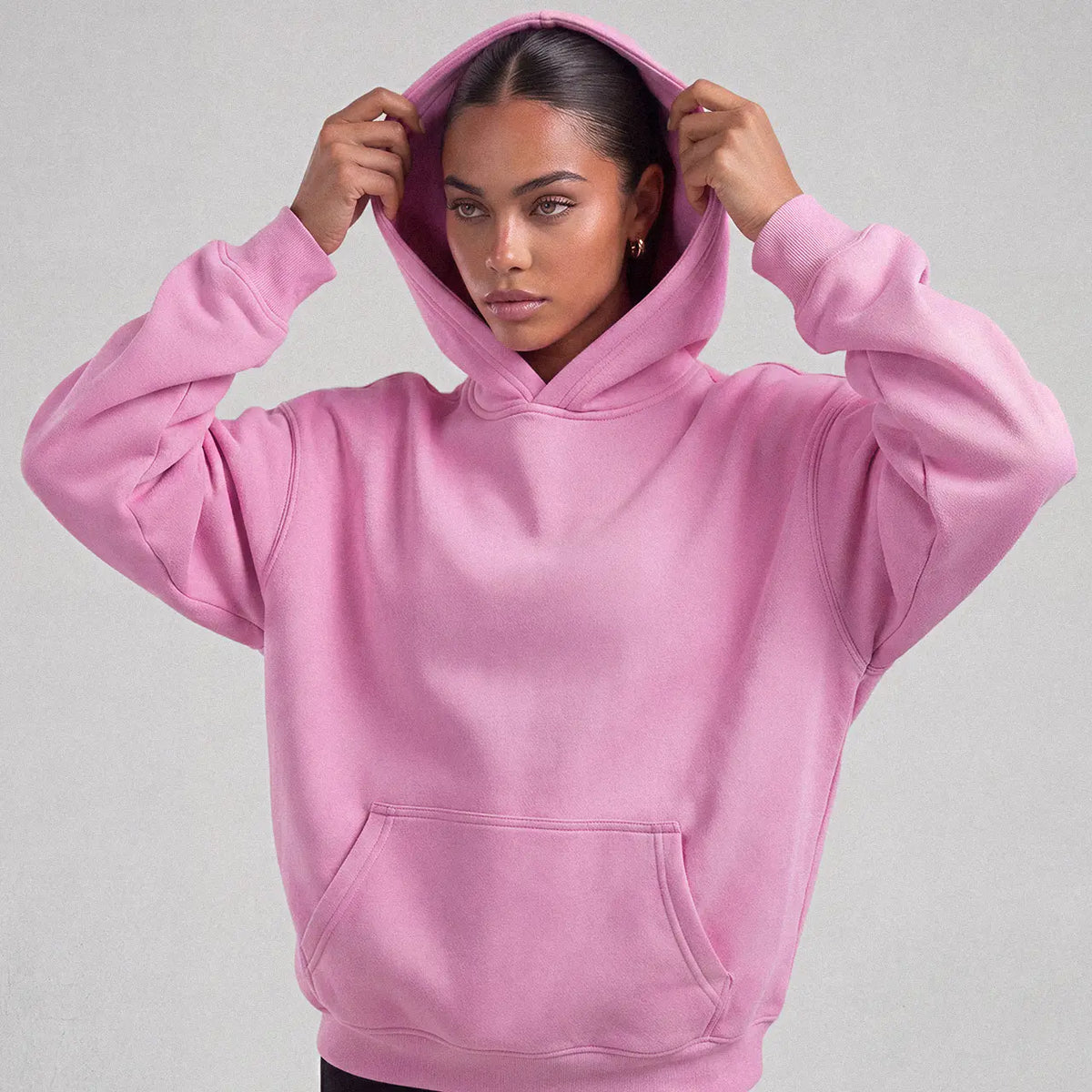 Women's Oversized Fleece Hoodie Pullover