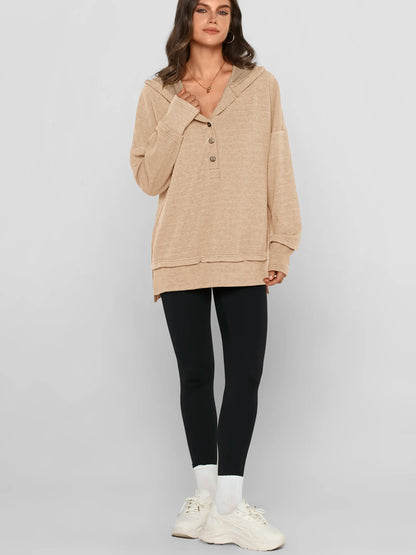 fiskold Womens Oversized Hoodie Sweatshirt