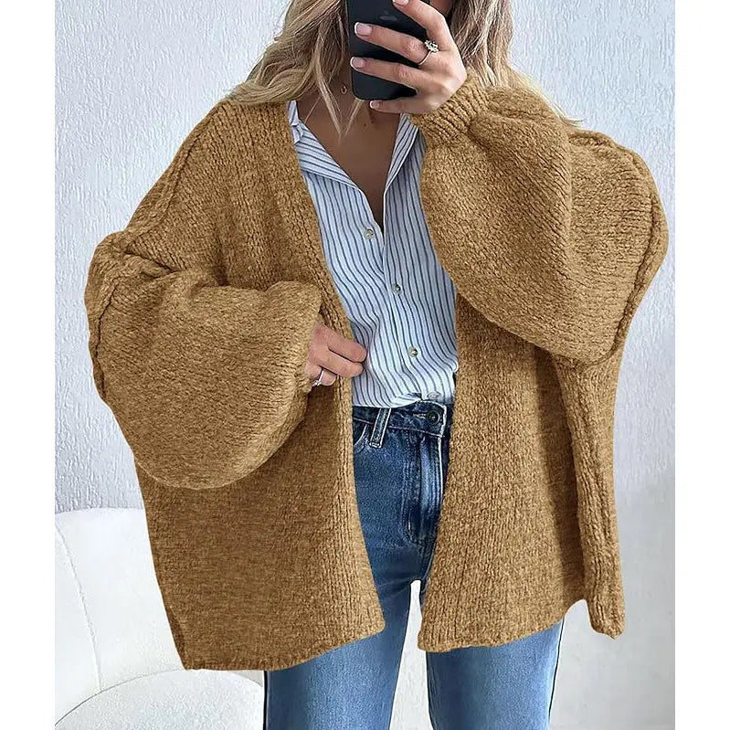 Fiskold  Oversized Cardigan Sweater for Women