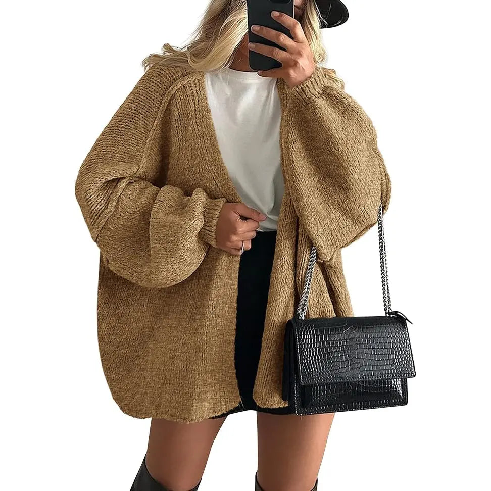 Fiskold  Oversized Cardigan Sweater for Women