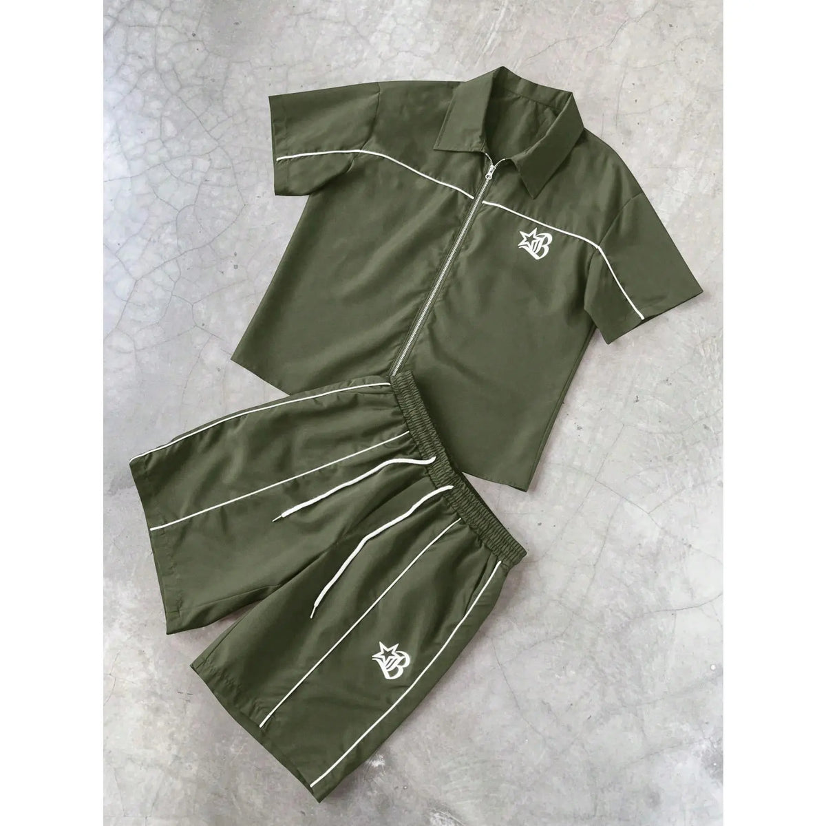 👻Men's Star Print 3-Piece Streetwear Set