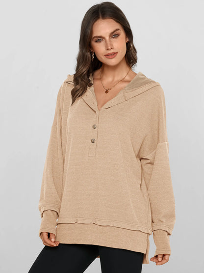 fiskold Womens Oversized Hoodie Sweatshirt