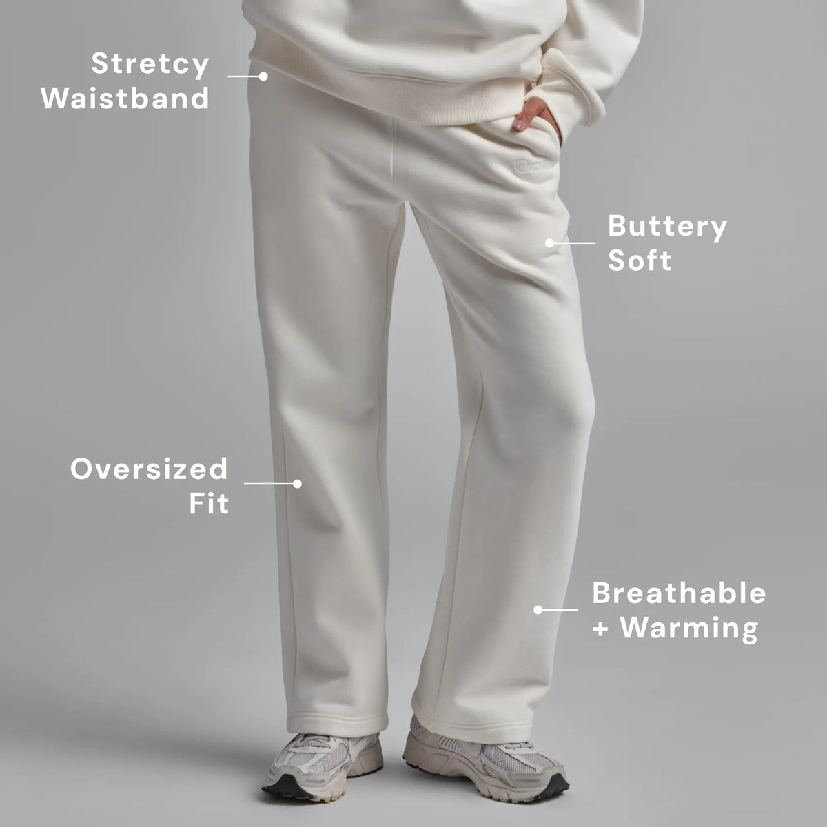 Signature Straight Leg Sweatpants by Comfrt
