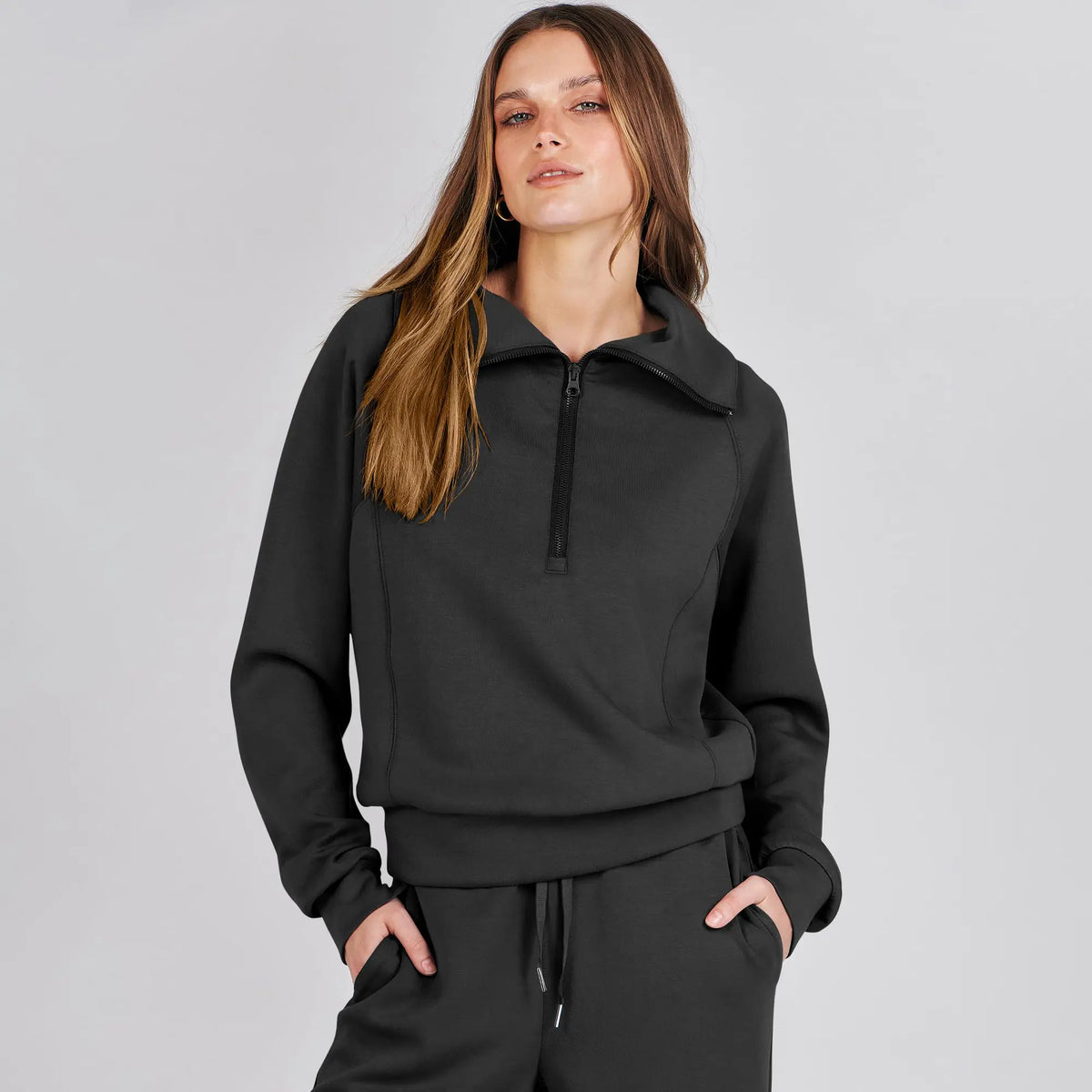 Women 2-Piece Sweatsuit Set Oversized Rayon Blend