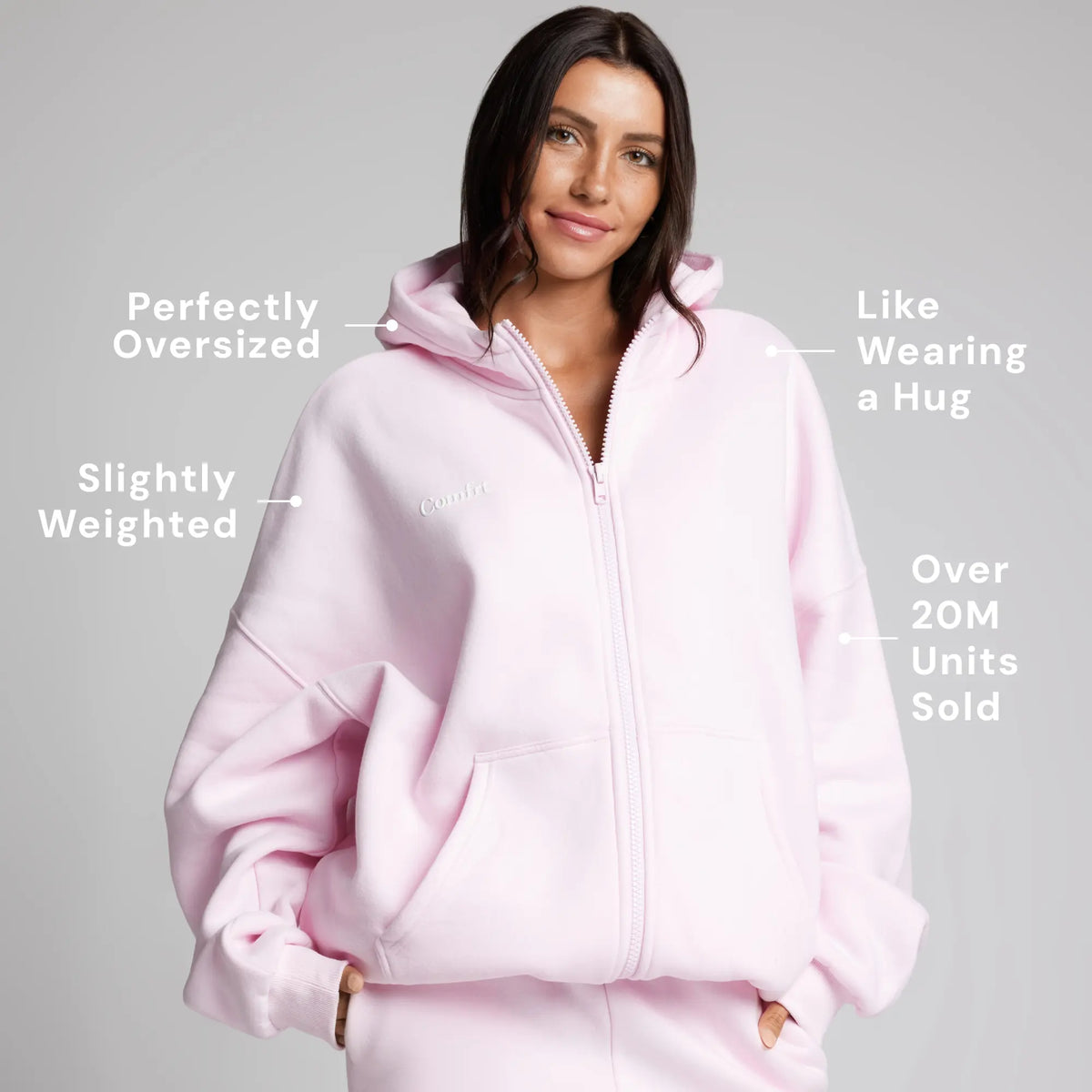 Comfrt Cloud Zip Hoodie Mega Heavyweight