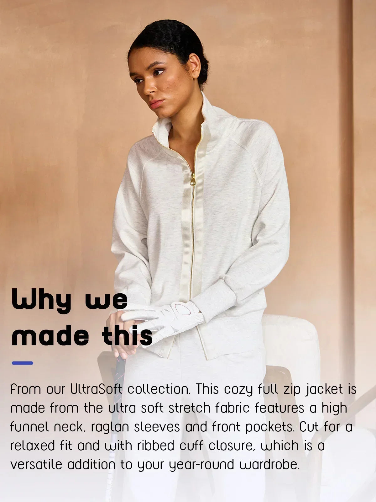 👻UltraSoft Long Sleeve Trimmed Jacket