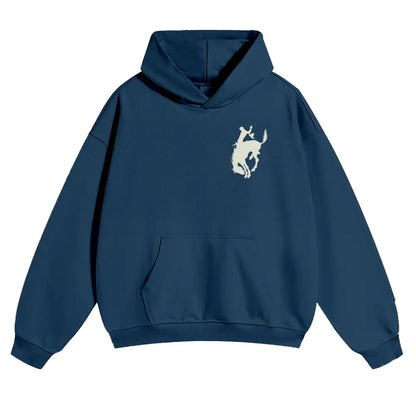👻Unisex Western Graphic Pullover Hoodie, Soft Cotton-Blend