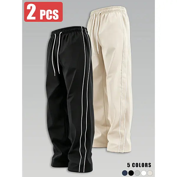 👻Men's Casual Athletic Long Pants, Quick-Drying Polyester