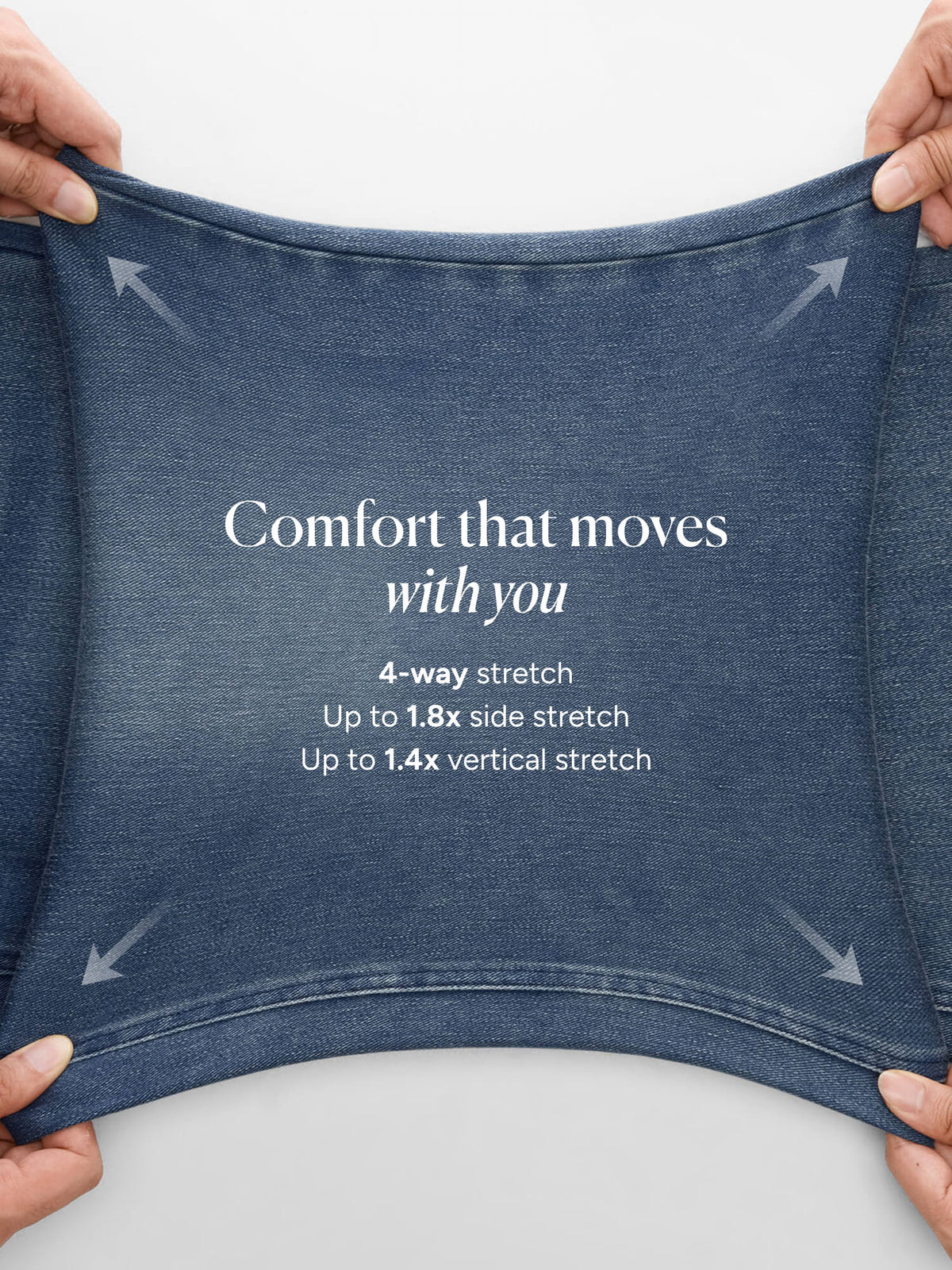 🍟Stretchy Pull-On Wide-Leg Knit Jeans