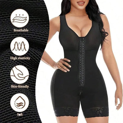 ✨HOT SALE 49% OFF✨50K+ SOLD:Colombianas Shapewear for Women Tummy Control Full Shapewear Butt Lifter with Zipper Crotch