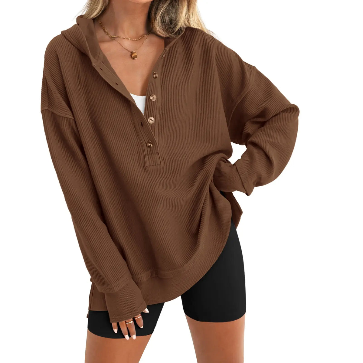 fiskold Womens Oversized Hoodie Sweatshirt