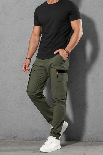 😀Men's Stretch Terry Cargo Pants – Casual Retro Fit | All-Season Daily Wear