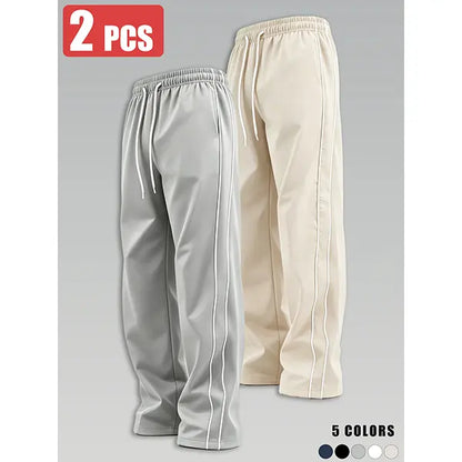 👻Men's Casual Athletic Long Pants, Quick-Drying Polyester