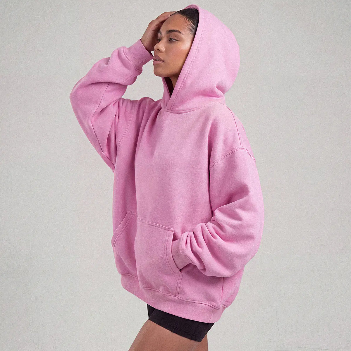 Women's Oversized Fleece Hoodie Pullover
