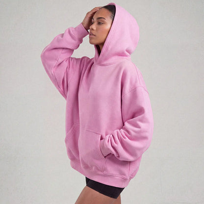 Women's Oversized Fleece Hoodie Pullover