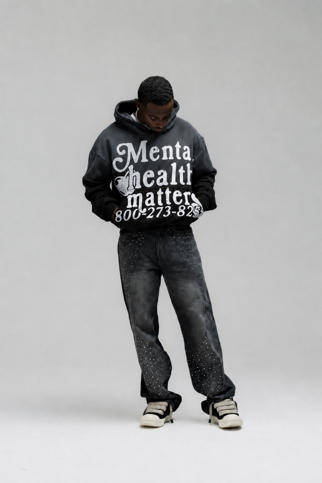 😀Mental Health Matters Hoodie - Black