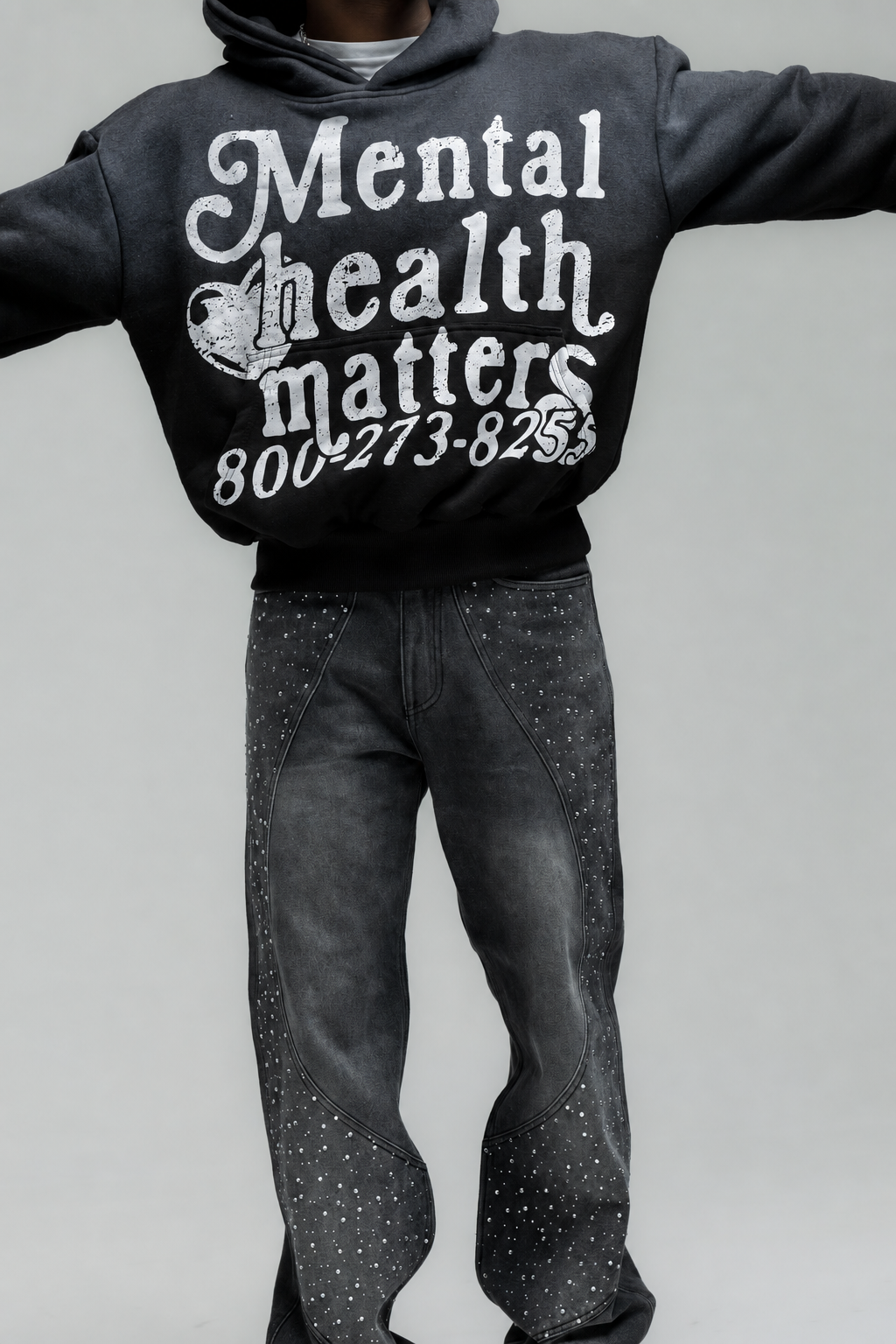 😀Mental Health Matters Hoodie - Black