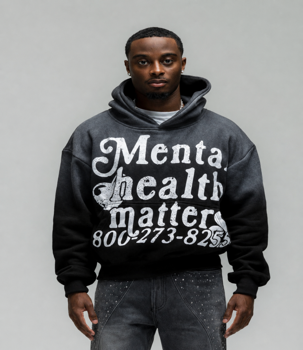 😀Mental Health Matters Hoodie - Black