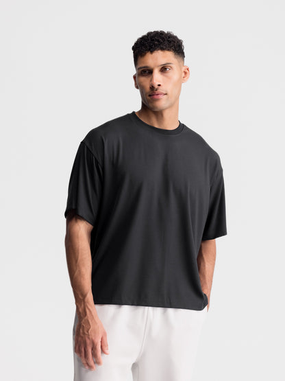 🍟Cropped Oversized Athletic Tee
