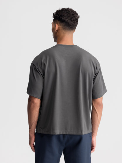 🍟Cropped Oversized Athletic Tee