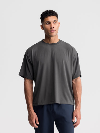 🍟Cropped Oversized Athletic Tee