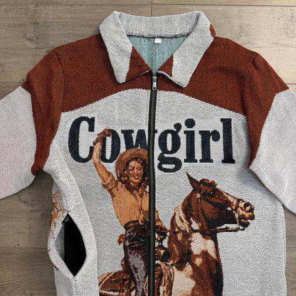 👻COWGIRL TAPESTRY JACKET