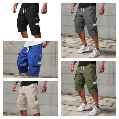 😀⏳LAST DAY SALE 50% OFF !!📢Men's Casual Drawstring Capri Cargo Pants-Buy 2 Get Free Shipping Today!