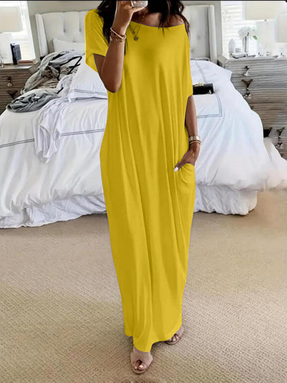 👻Oversized Asymmetric Off-Shoulder Casual Dress
