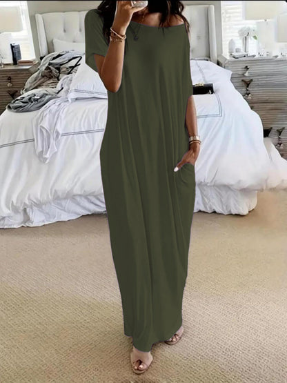 👻Oversized Asymmetric Off-Shoulder Casual Dress