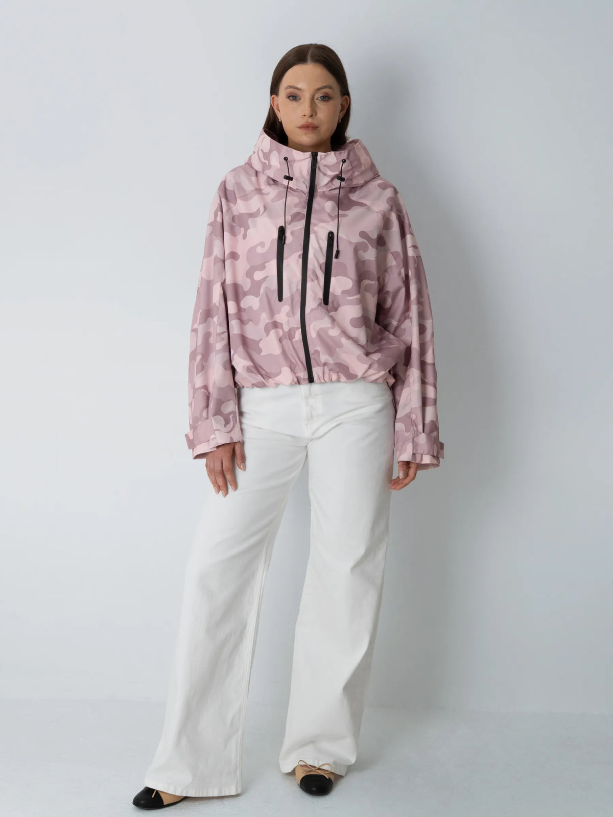 🍟One Size Short Oversized Rain Jacket