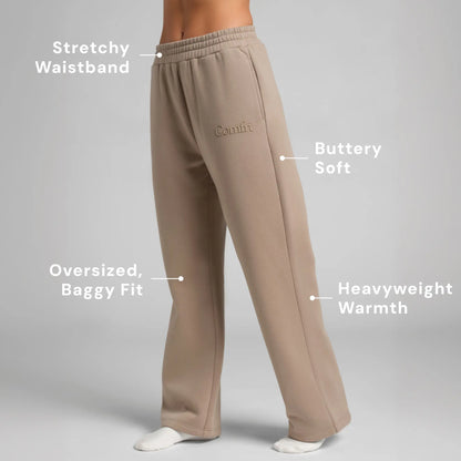 Minimalist Straight Leg Sweatpants for Women