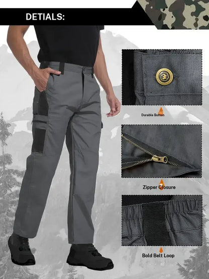 HOMUG Men's Tactical Cargo Work Pants