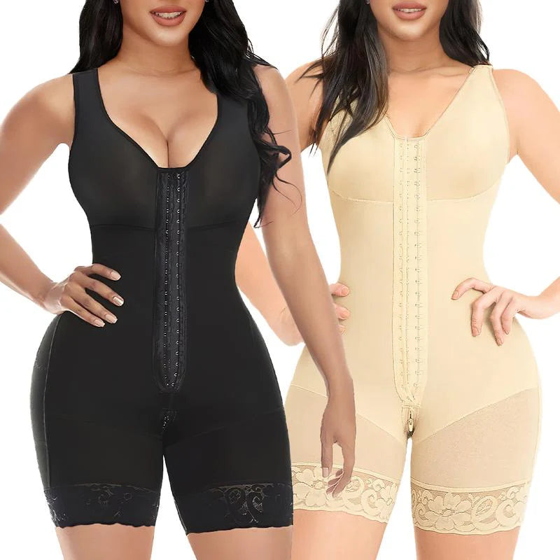 ✨HOT SALE 49% OFF✨50K+ SOLD:Colombianas Shapewear for Women Tummy Control Full Shapewear Butt Lifter with Zipper Crotch