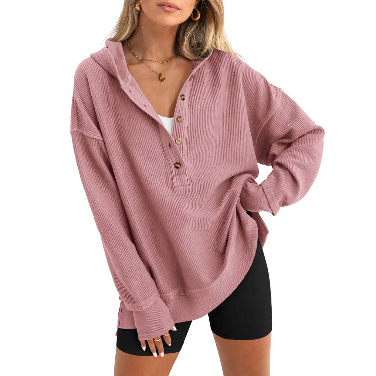 fiskold Womens Oversized Hoodie Sweatshirt