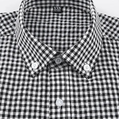 👻Men's Plaid Long Sleeve Button Shirt 3PCS