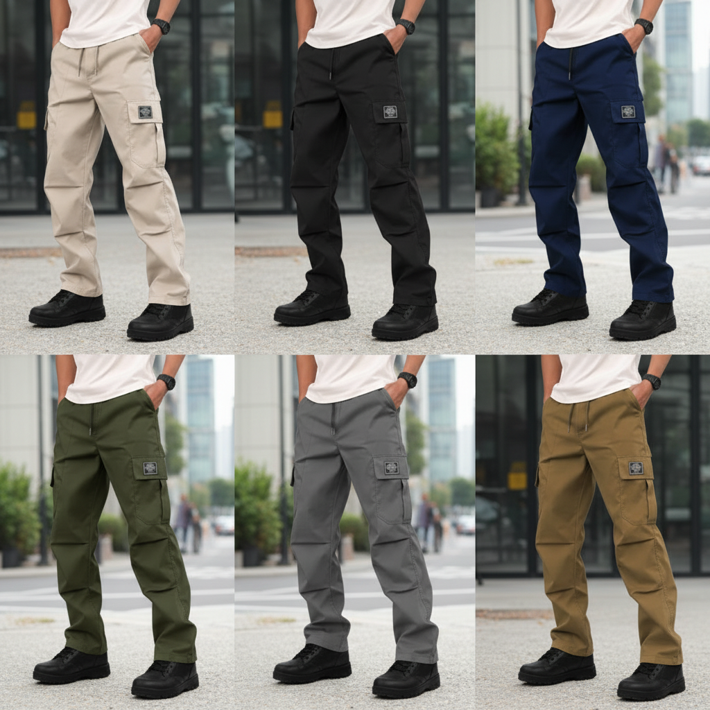 😀Men's  Multi-Pocket Utility Cargo Pants-Buy 2 Get Free Shipping!