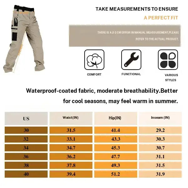 HOMUG Men's Tactical Cargo Work Pants