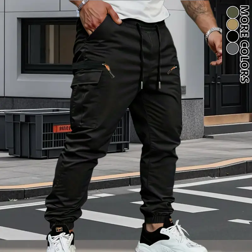 😀Men's Stretch Terry Cargo Pants – Casual Retro Fit | All-Season Daily Wear