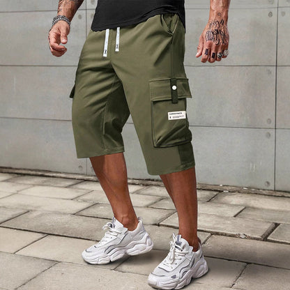 😀⏳LAST DAY SALE 50% OFF !!📢Men's Casual Drawstring Capri Cargo Pants-Buy 2 Get Free Shipping Today!