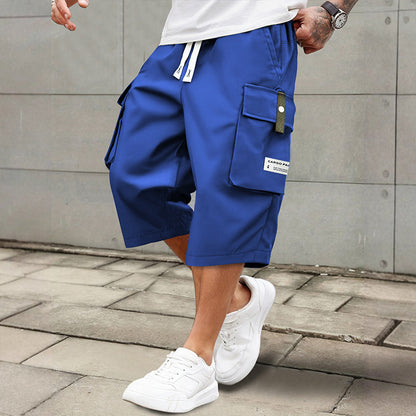 😀⏳LAST DAY SALE 50% OFF !!📢Men's Casual Drawstring Capri Cargo Pants-Buy 2 Get Free Shipping Today!