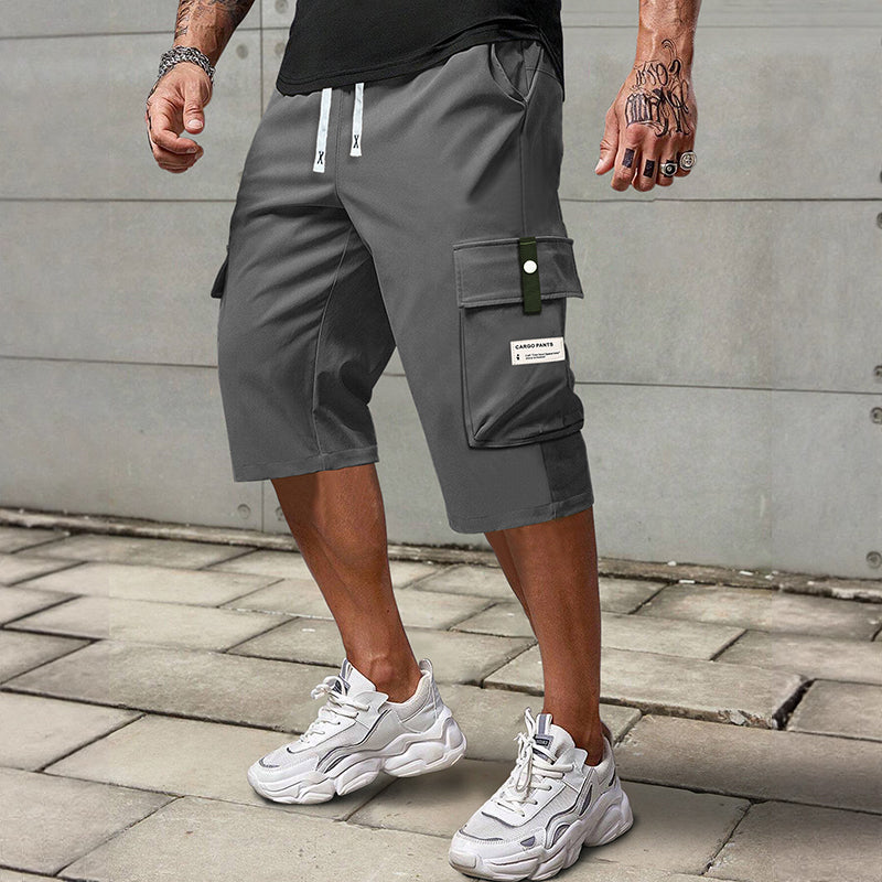 😀⏳LAST DAY SALE 50% OFF !!📢Men's Casual Drawstring Capri Cargo Pants-Buy 2 Get Free Shipping Today!