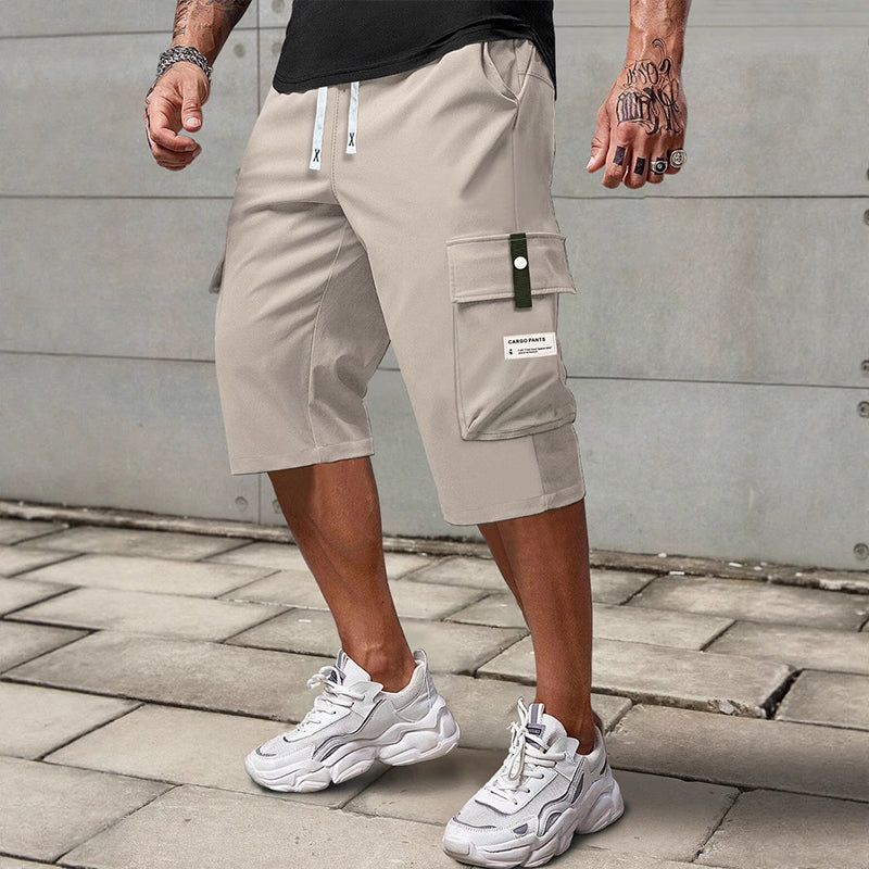 😀⏳LAST DAY SALE 50% OFF !!📢Men's Casual Drawstring Capri Cargo Pants-Buy 2 Get Free Shipping Today!