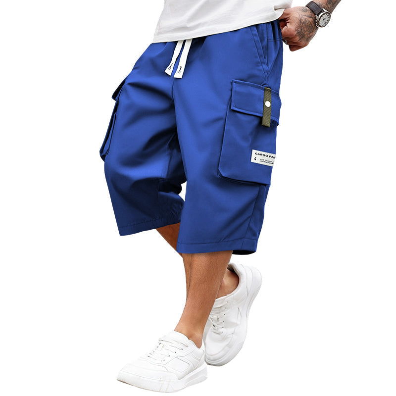 😀⏳LAST DAY SALE 50% OFF !!📢Men's Casual Drawstring Capri Cargo Pants-Buy 2 Get Free Shipping Today!