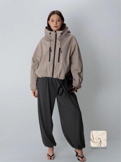 🍟One Size Short Oversized Rain Jacket