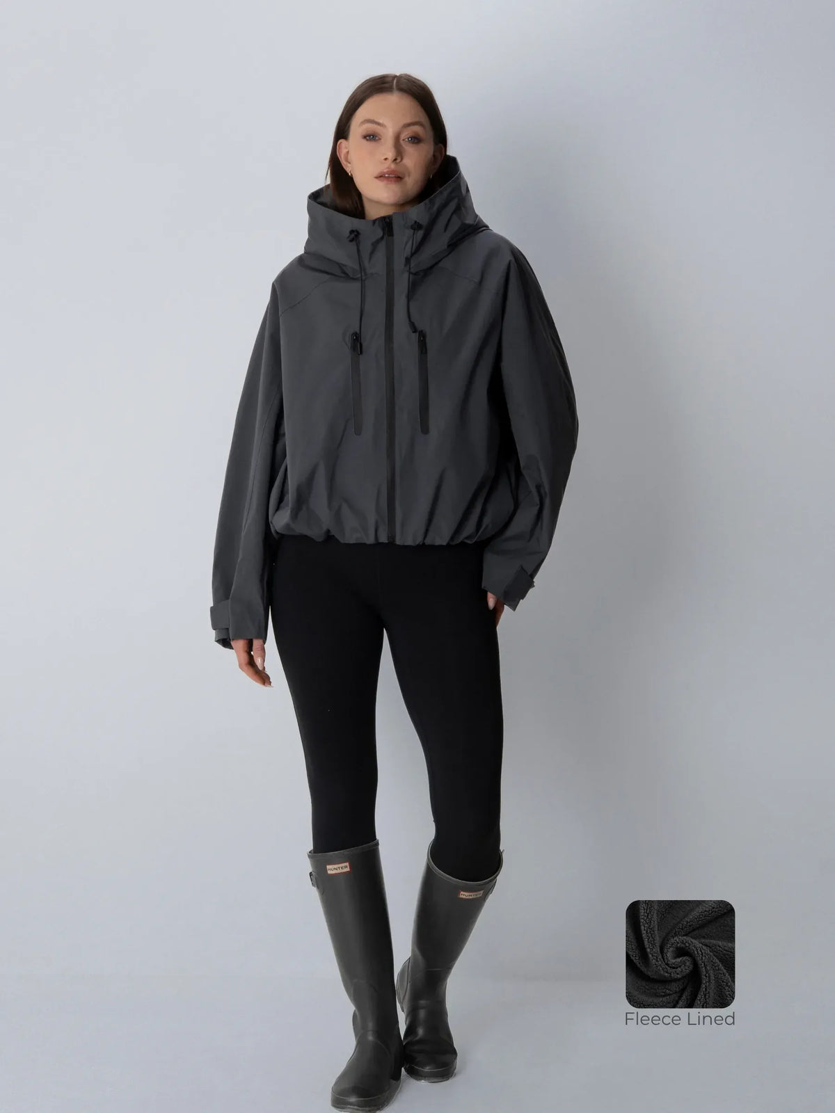 🍟One Size Short Oversized Rain Jacket