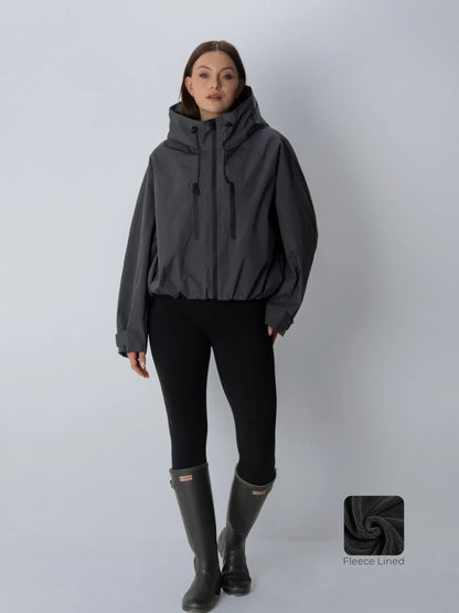 🍟One Size Short Oversized Rain Jacket